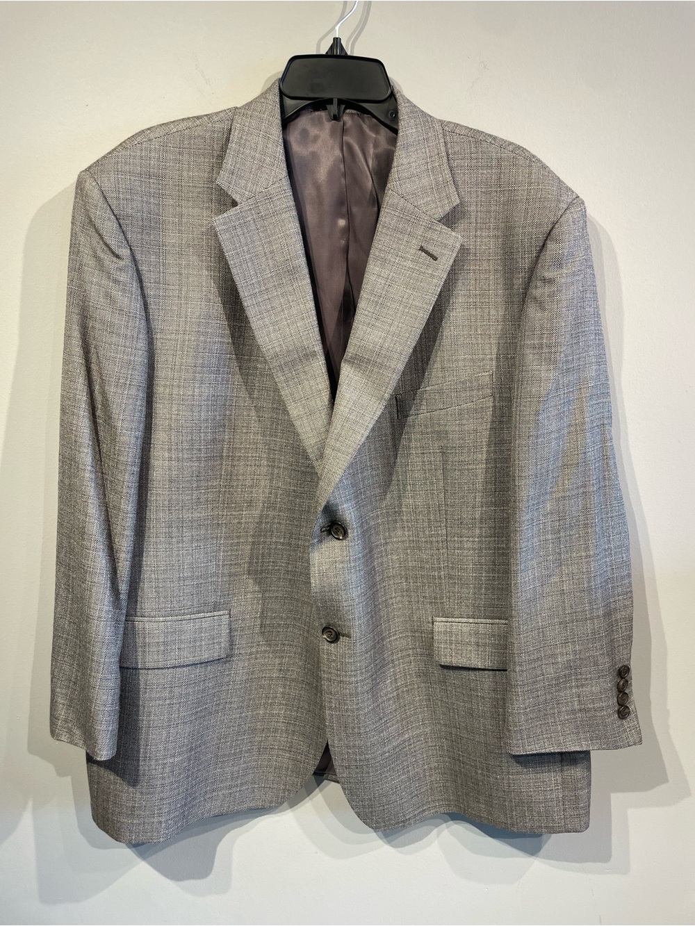 Ralph Lauren Light Gray Plaid Sport Coat